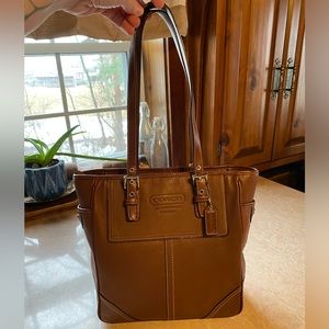 Coach Leather Hampton Shoulder Bag